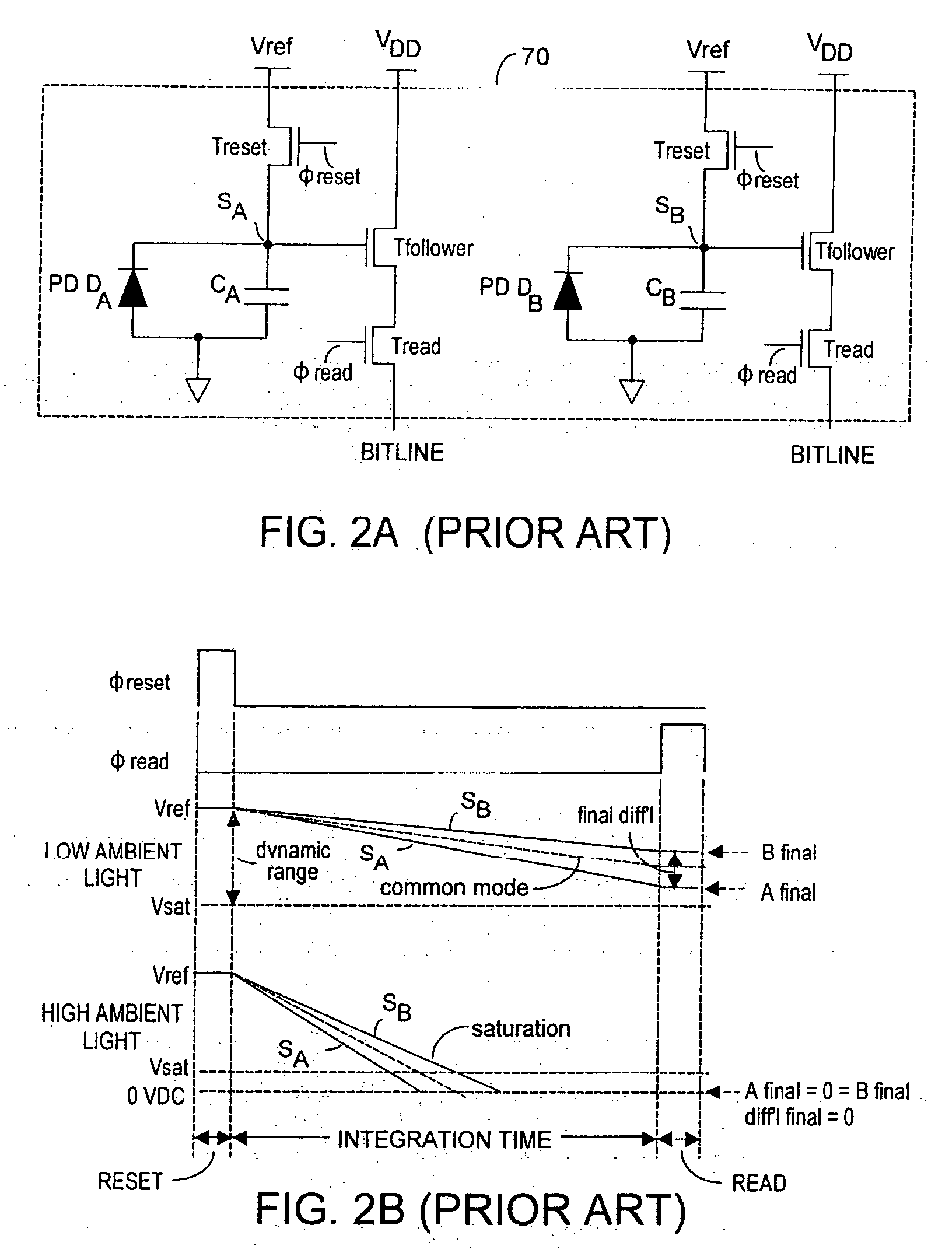 Method and system to differentially enhance sensor dynamic range using enhanced common mode reset