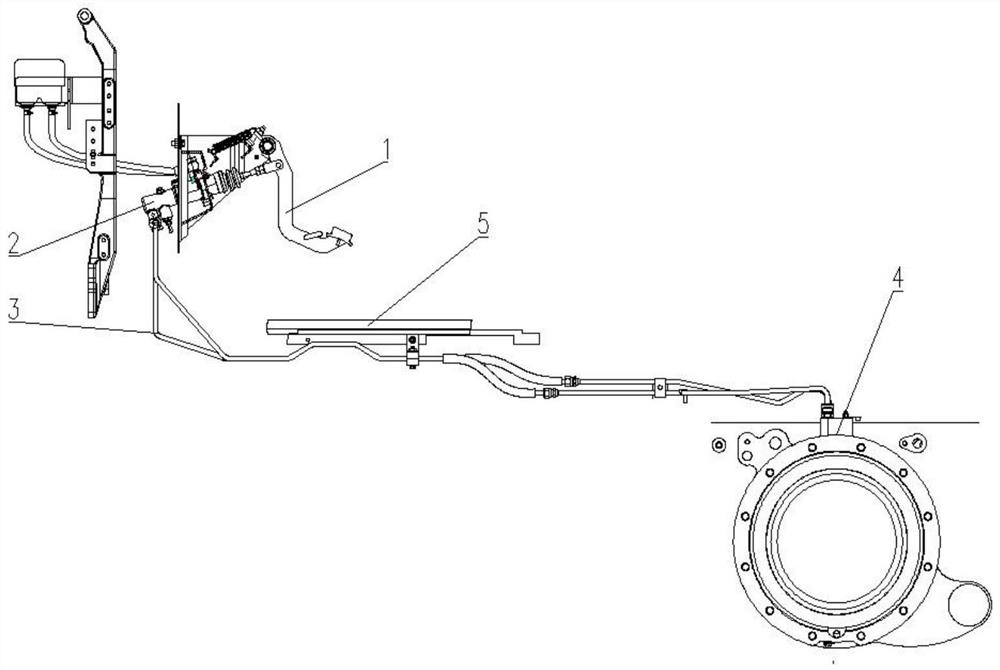 Brake control mechanism and tractor