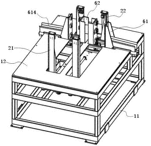 A shell riveting device