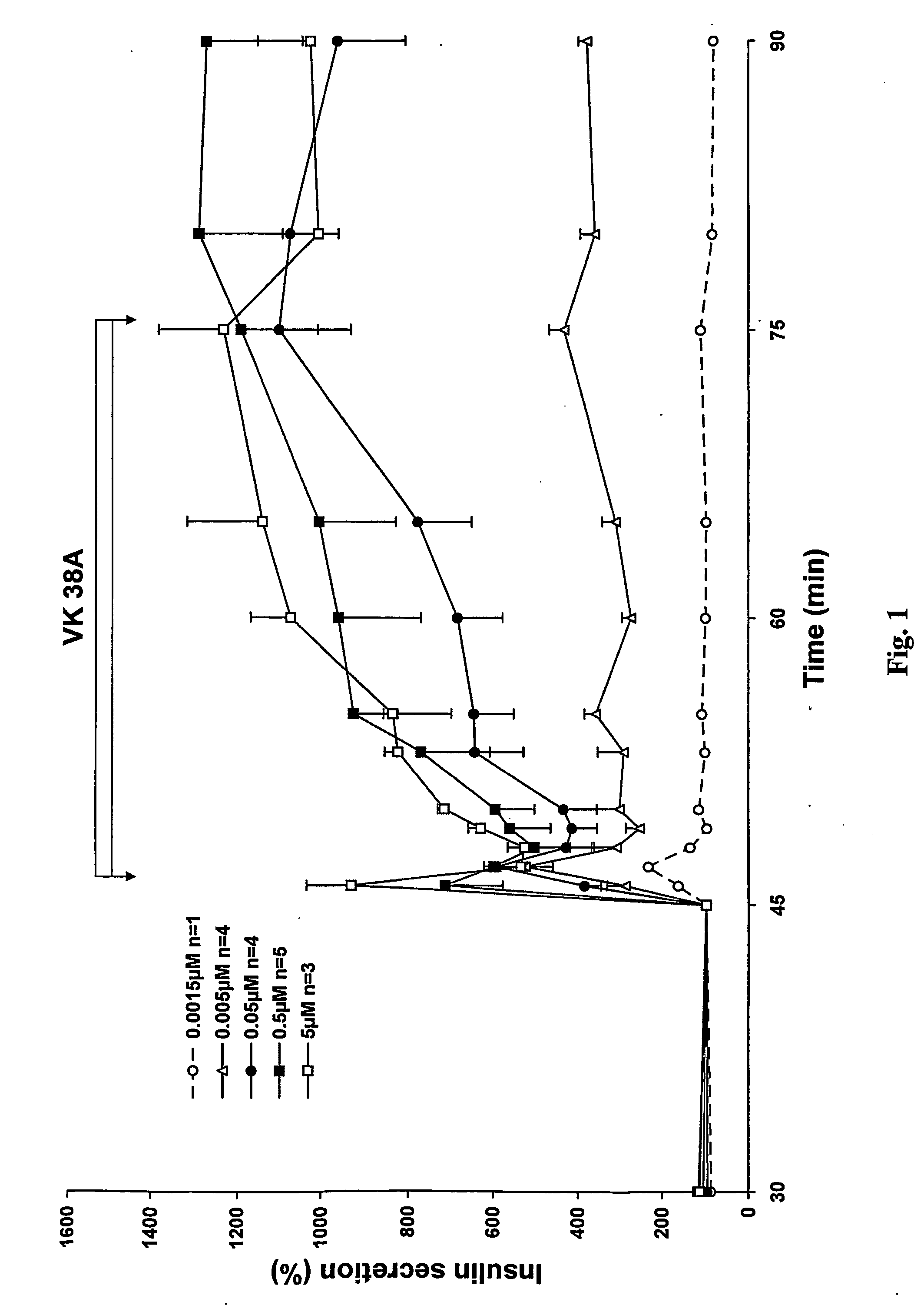 Antidiabetic 2-substituted-5' -O- (1-Boranotriphosphate) adenosine derivatives