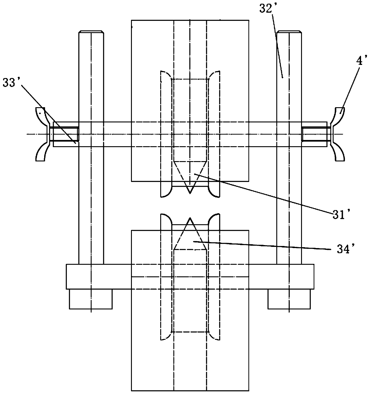 Cable stripping unit and cable stripping device with scale labels