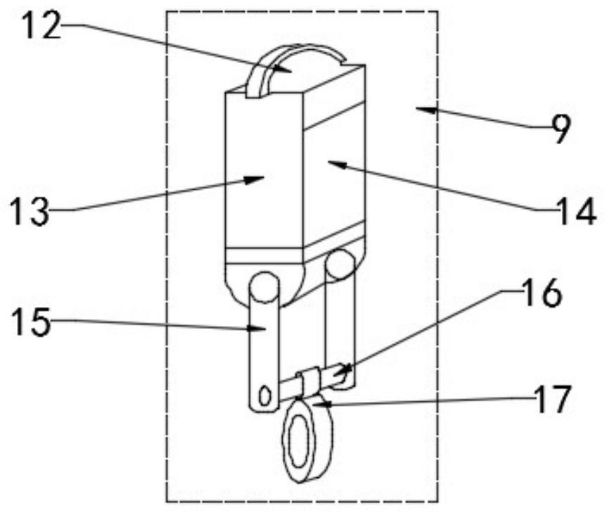 Segmented girder lifting device