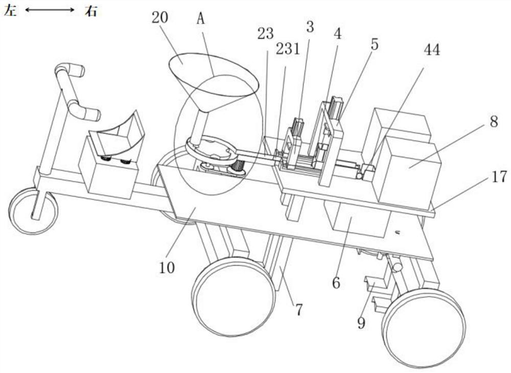 Potato automatic seeding equipment