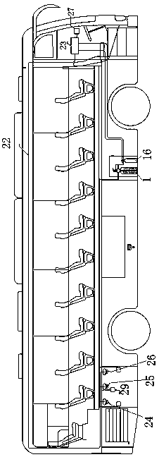 Fire extinguishing system of perfluoro battery compartment