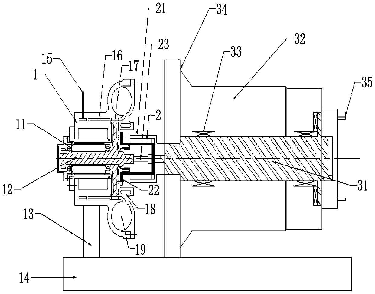 High-parameter ORC turbine power generation equipment applied to engine waste heat recovery and ORC device