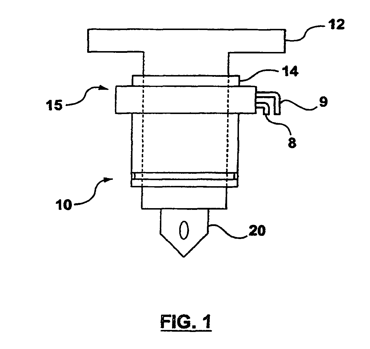 Electrical connector assembly for an arcuate surface in a high temperature environment and an associated method of use