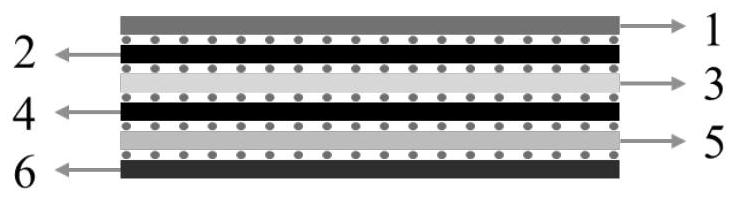 Lightweight fiber/ceramic-based composite bulletproof structure