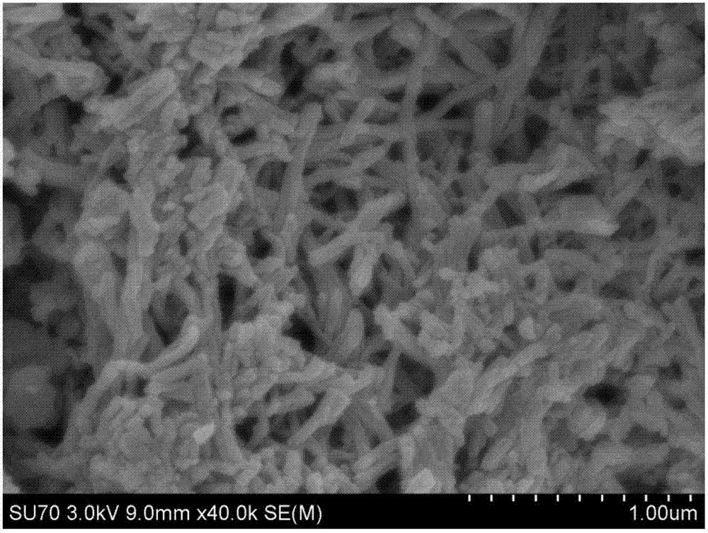 Preparation method for graphene-molybdenum disulfide-polyaniline ternary composite electrode material