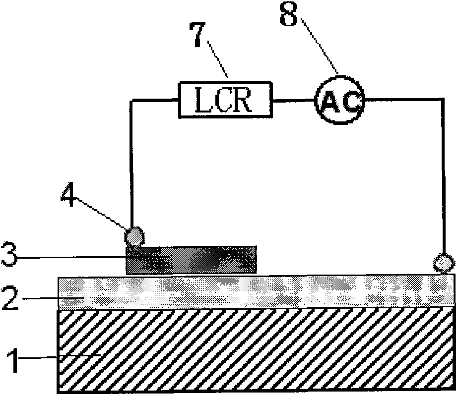 Palladium/carbon/silicon heterojunction material with hydrogen sensitive effect