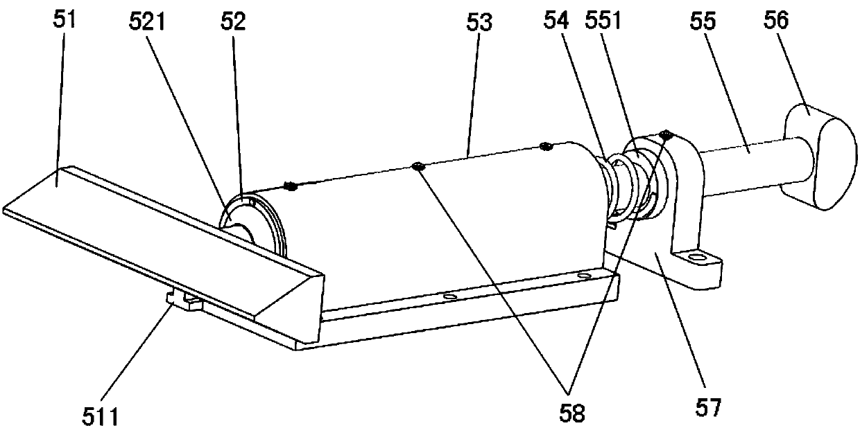 Building waste board punching device