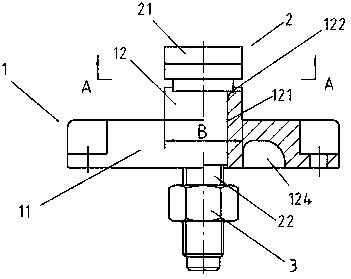 Spin lock fixing device capable of locking longitudinally or horizontally placed shelter