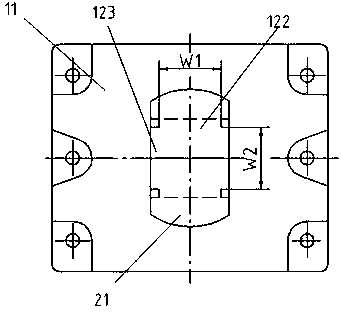 Spin lock fixing device capable of locking longitudinally or horizontally placed shelter