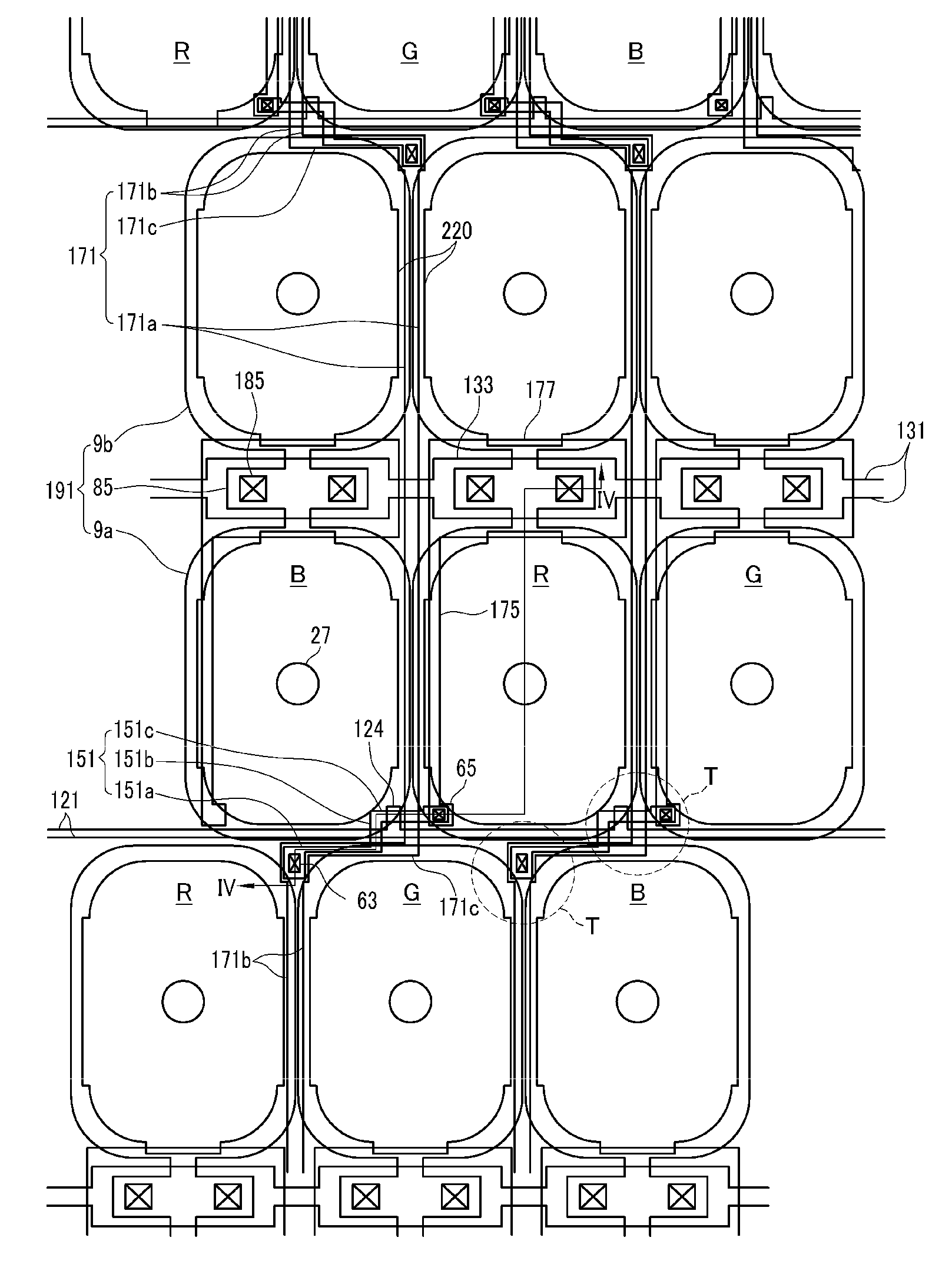 Increasing LCD aperture ratios