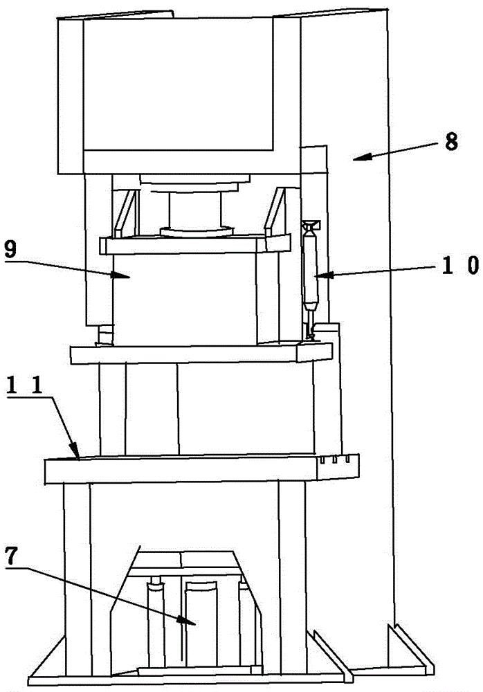 High-speed hydraulic punching machine