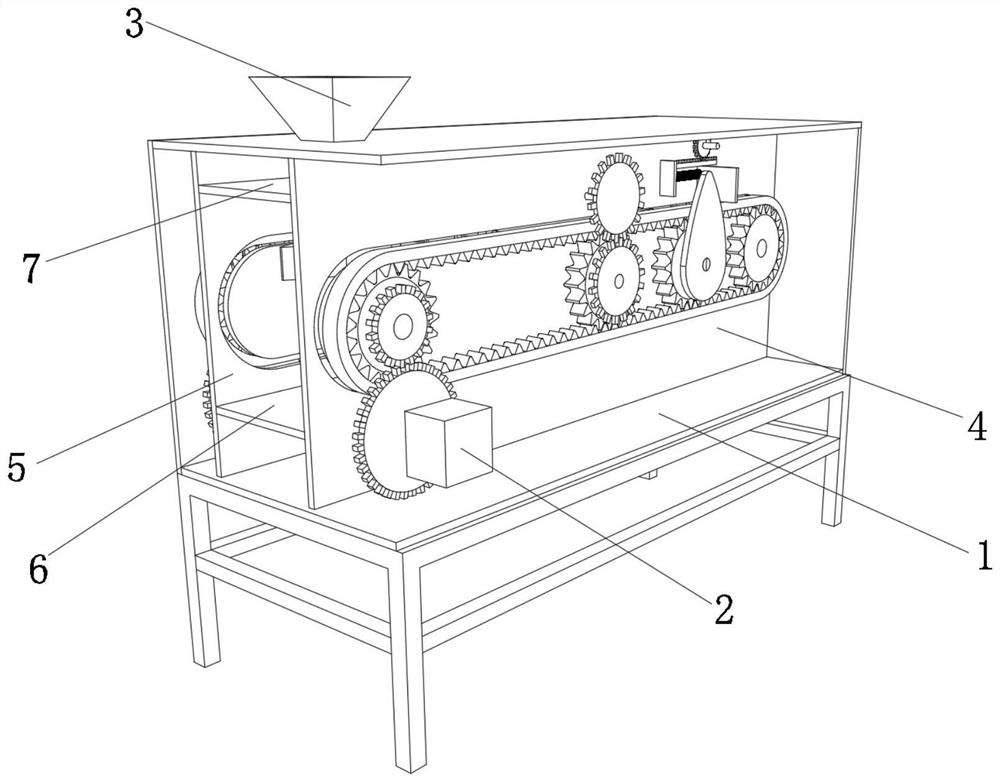 Shell removing processing device for shell food