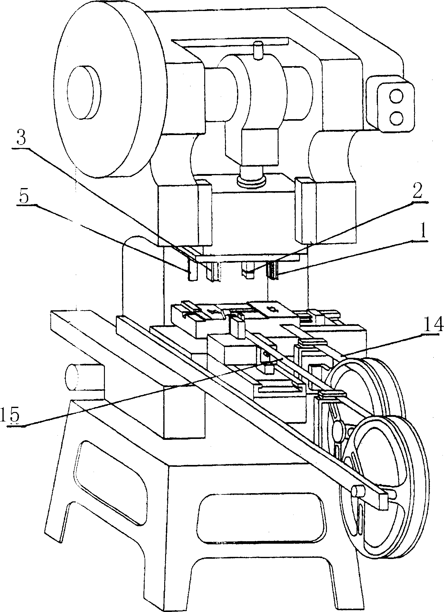 Mechanized production equipment of clow chain