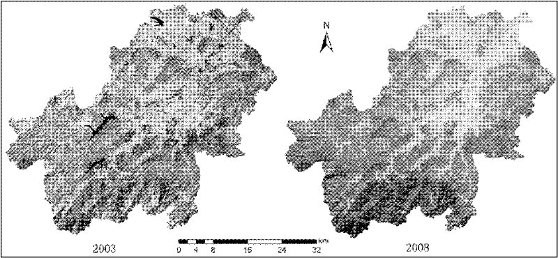 Method for estimating vegetation covering-managing factors of soil erosion by remote sensing