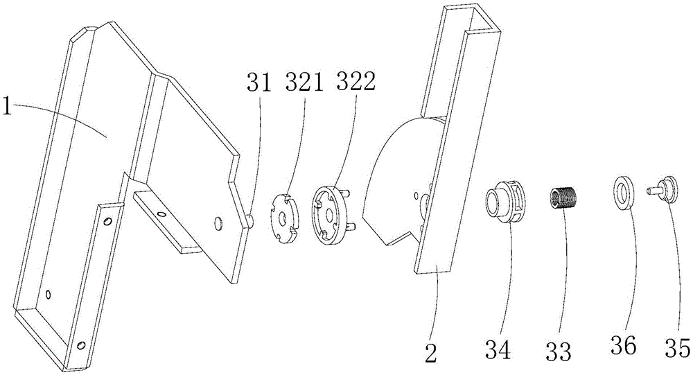 Door hinge mechanism and dishwasher