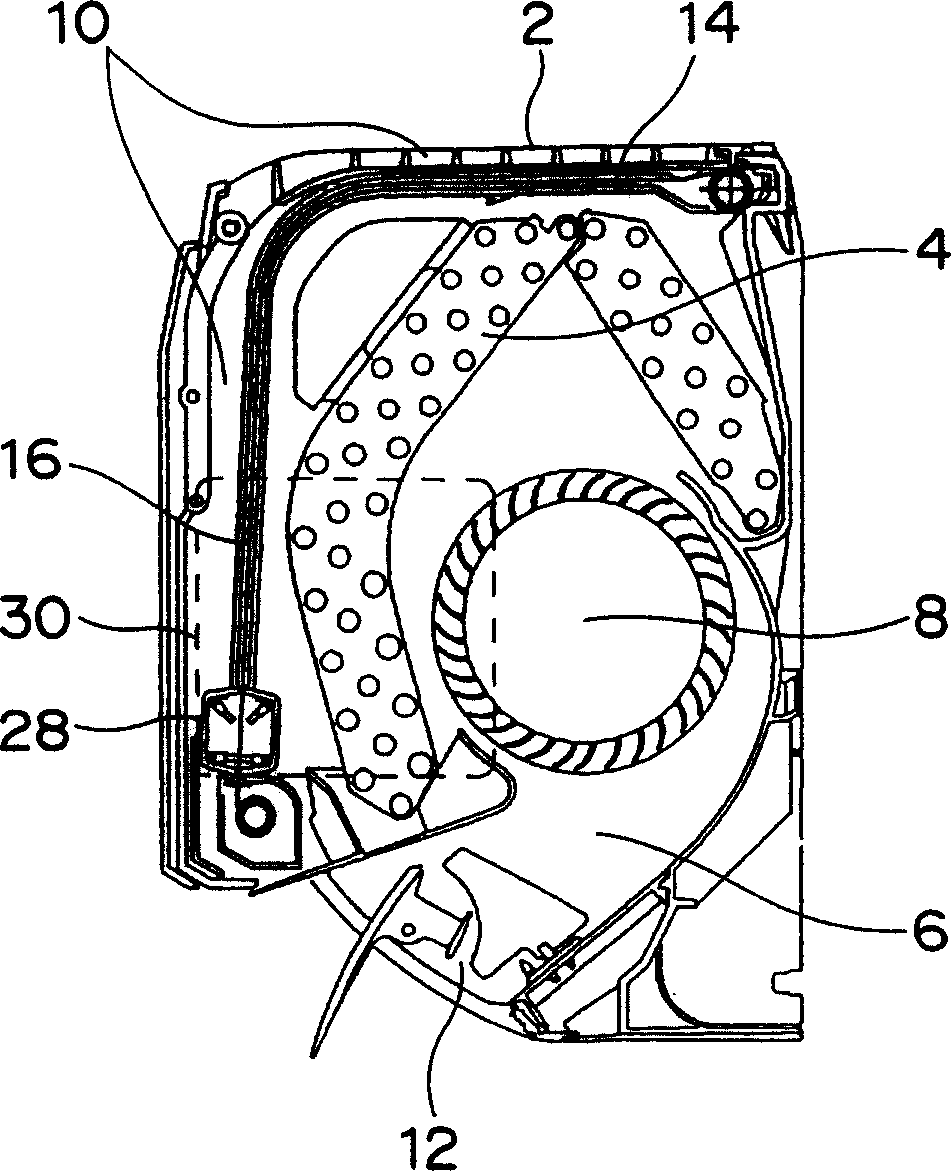 Strainer of air conditioner