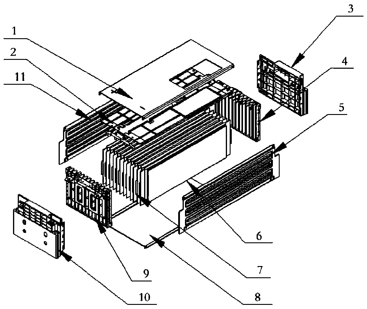 Soft-packed battery module and assembling method thereof