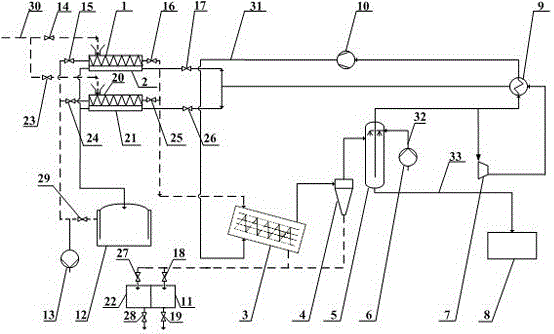 MVR (Mechanical Vapor Recompression) superheated steam sludge continuous drying system and working method