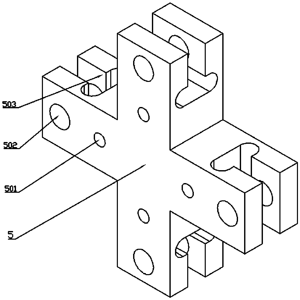 Ultra-long-stroke fast-tool servo device comprising detachable flexible leaf springs and machine tool