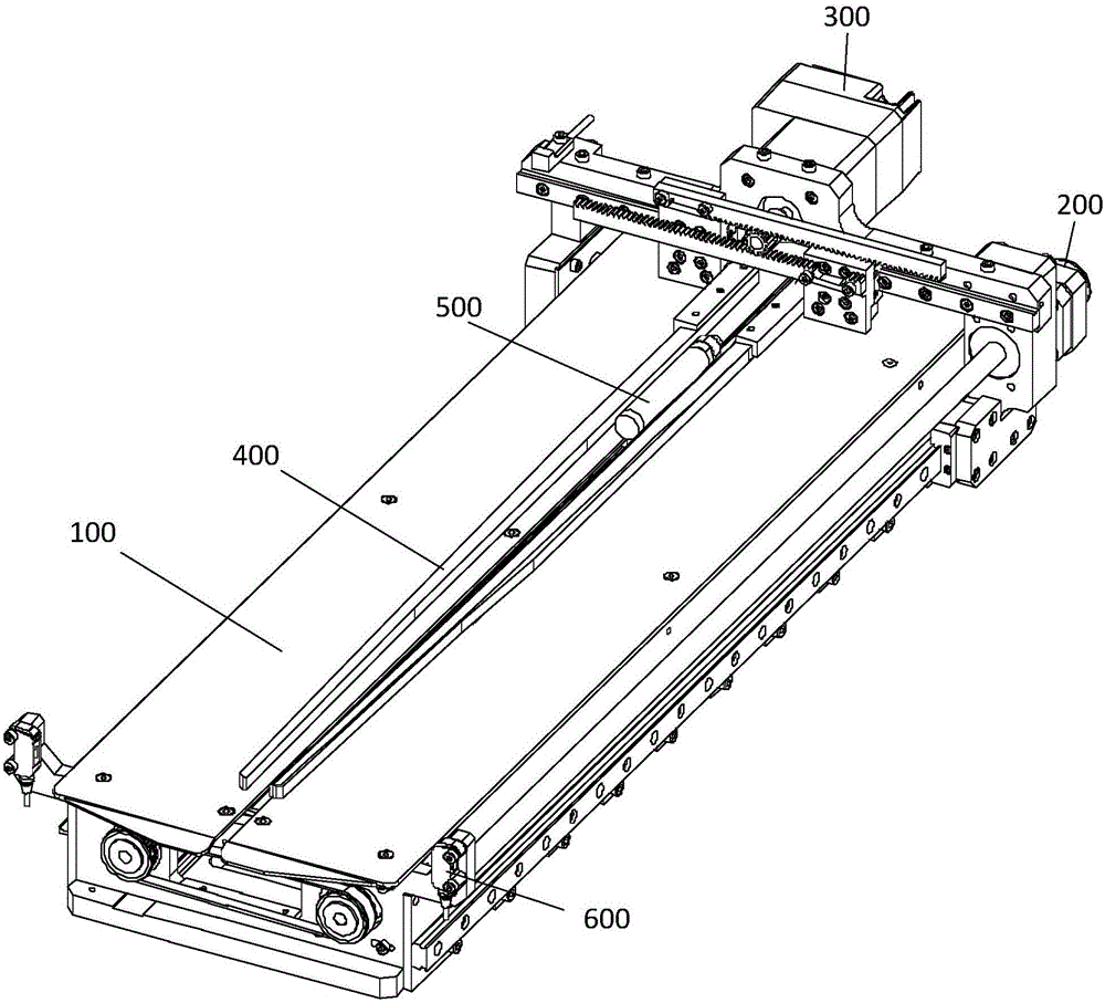 Box taking and placing mechanical arm