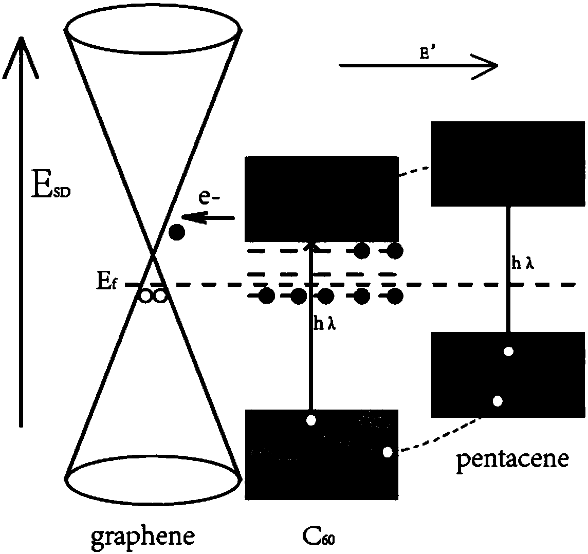 Local-field-enhancement-type, wide-spectrum and high-response photoelectric detector