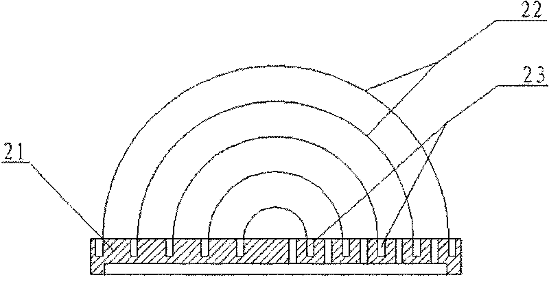 Deflagration experimental method and device for gas cloud with concentration gradient in open space