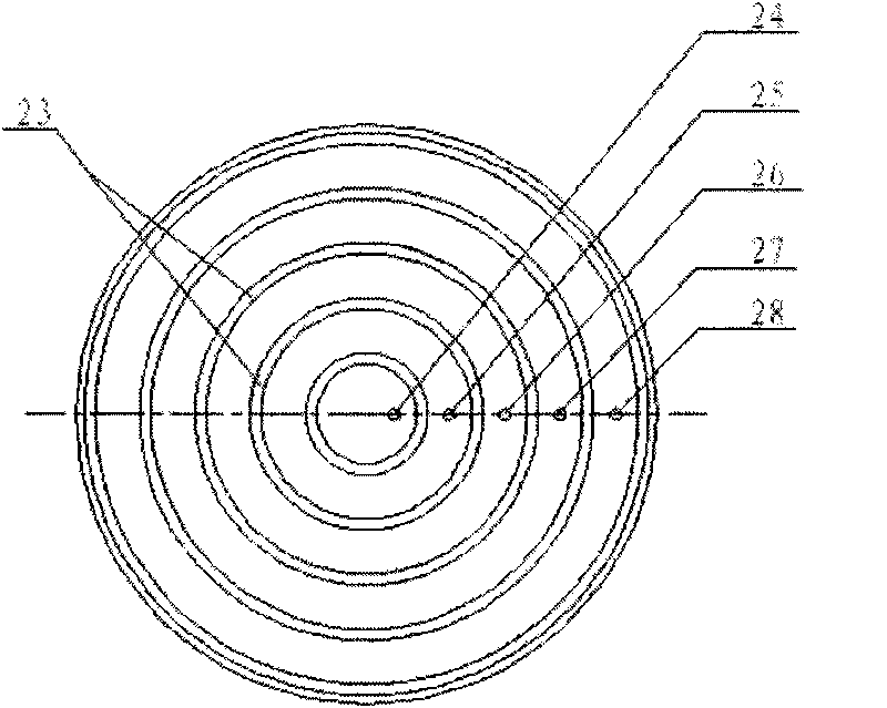 Deflagration experimental method and device for gas cloud with concentration gradient in open space