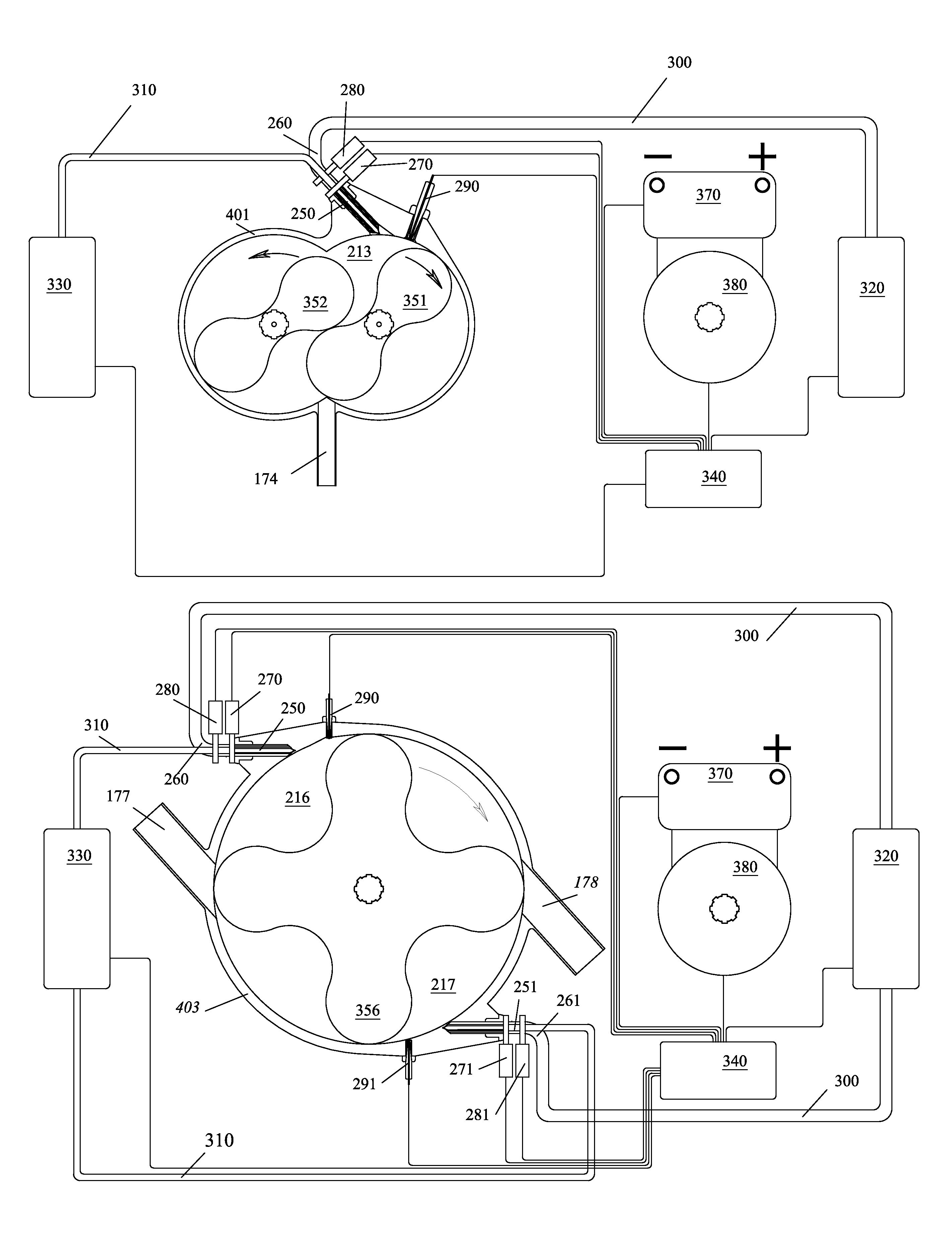 Internal combustion engine with direct air injection