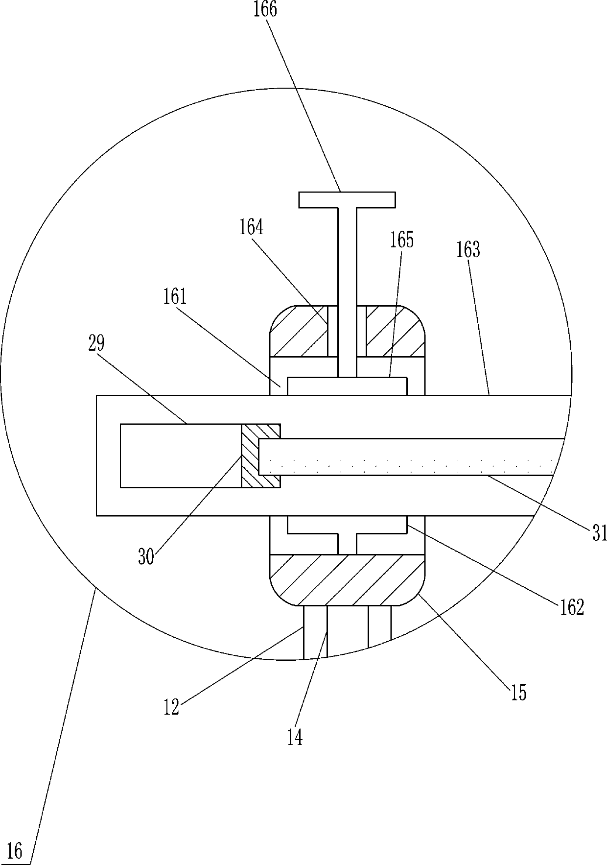 Filling machine film coiling support frame