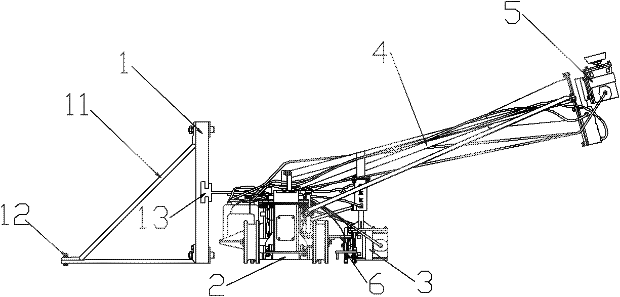 Synchronous profiling sharpening machine of anti-arc steel gate