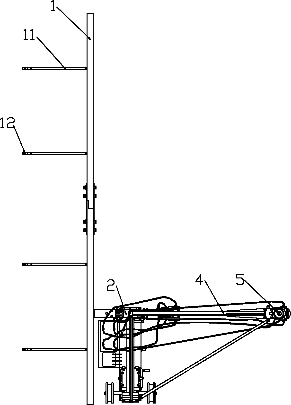 Synchronous profiling sharpening machine of anti-arc steel gate