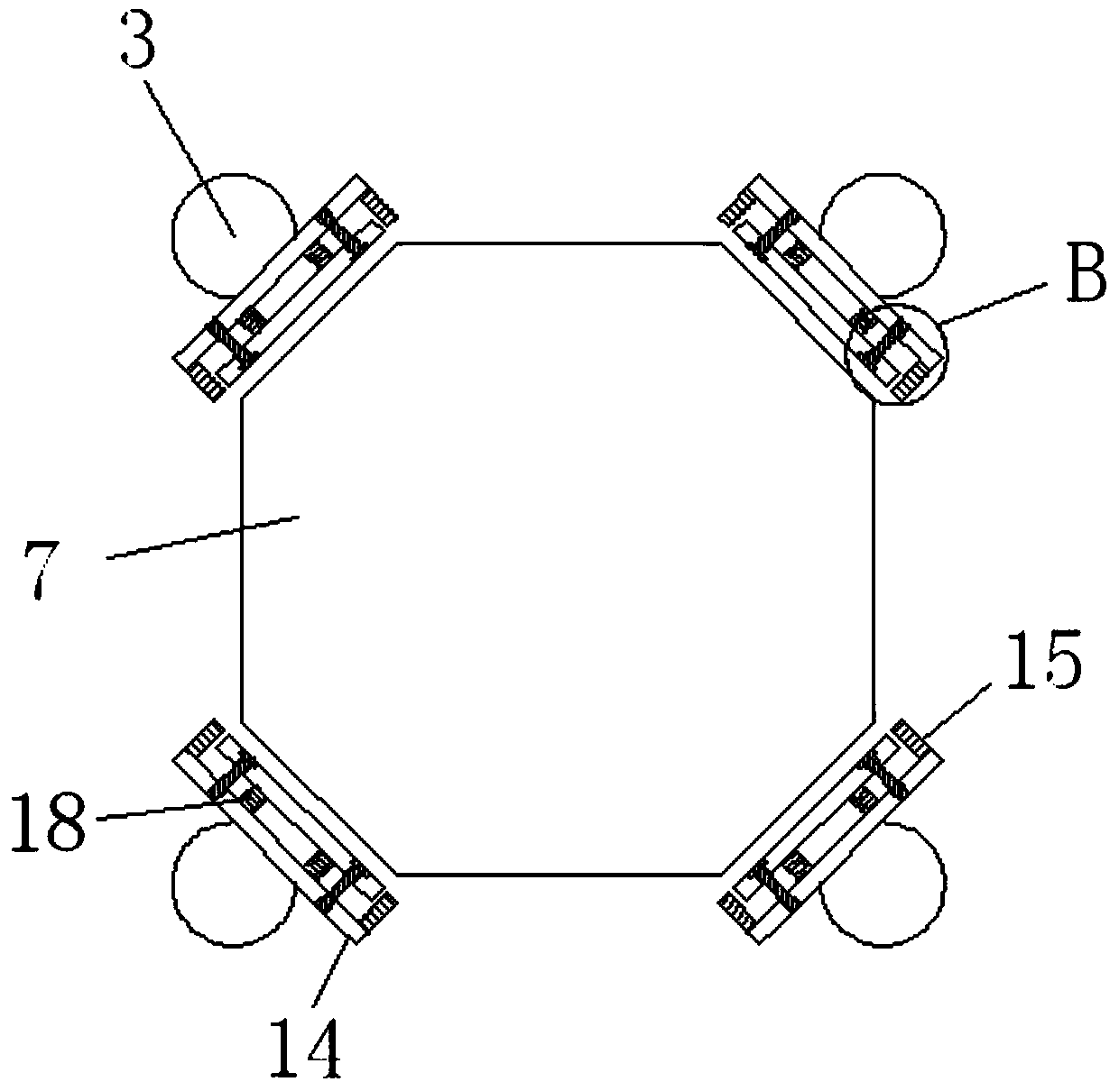 A hydraulic press for interior parts of high-speed EMU trains