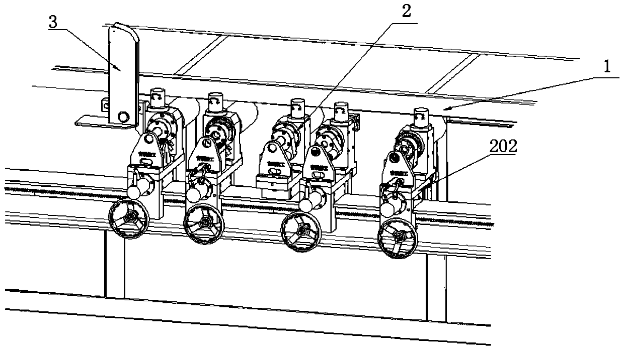 Small stirrup making device of hoop bending machine