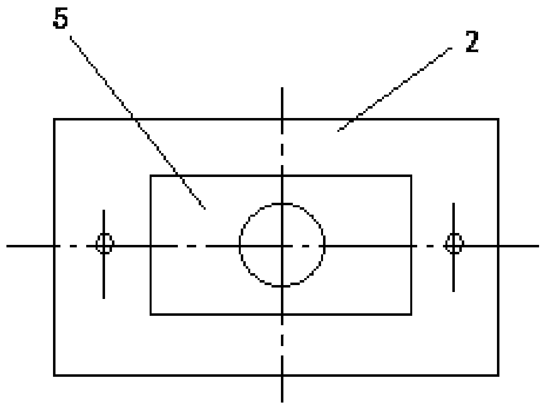 Special thin plate clamping device for manufacturing metal material indentations