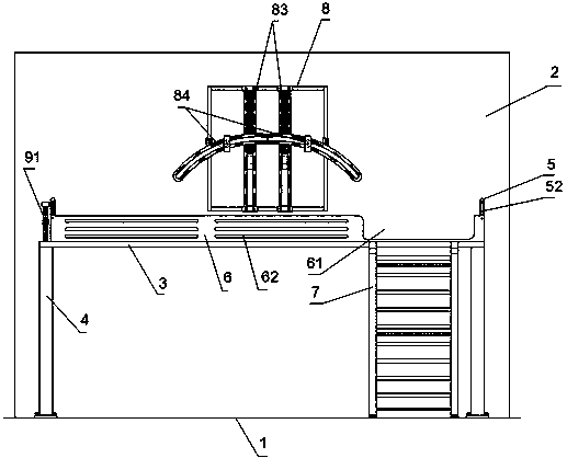 Combined physical training equipment for student dormitory