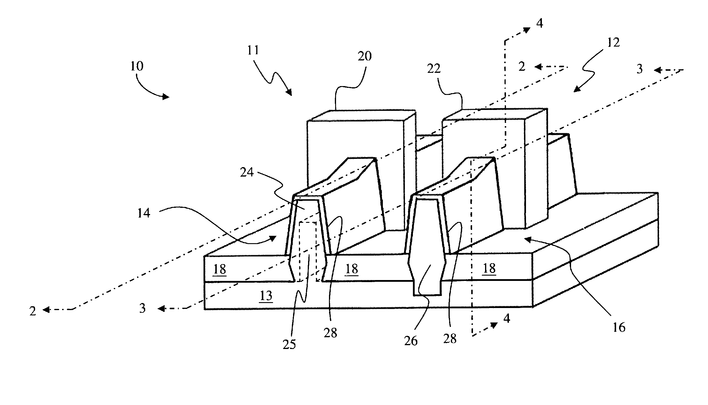 Method and apparatus for enhancing channel strain