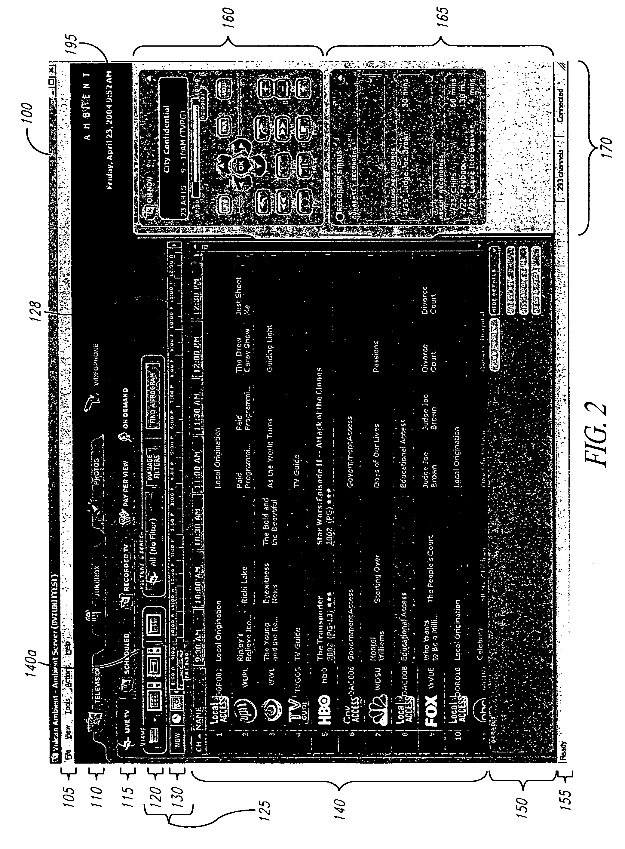 Time-based graphical user interface for multimedia content