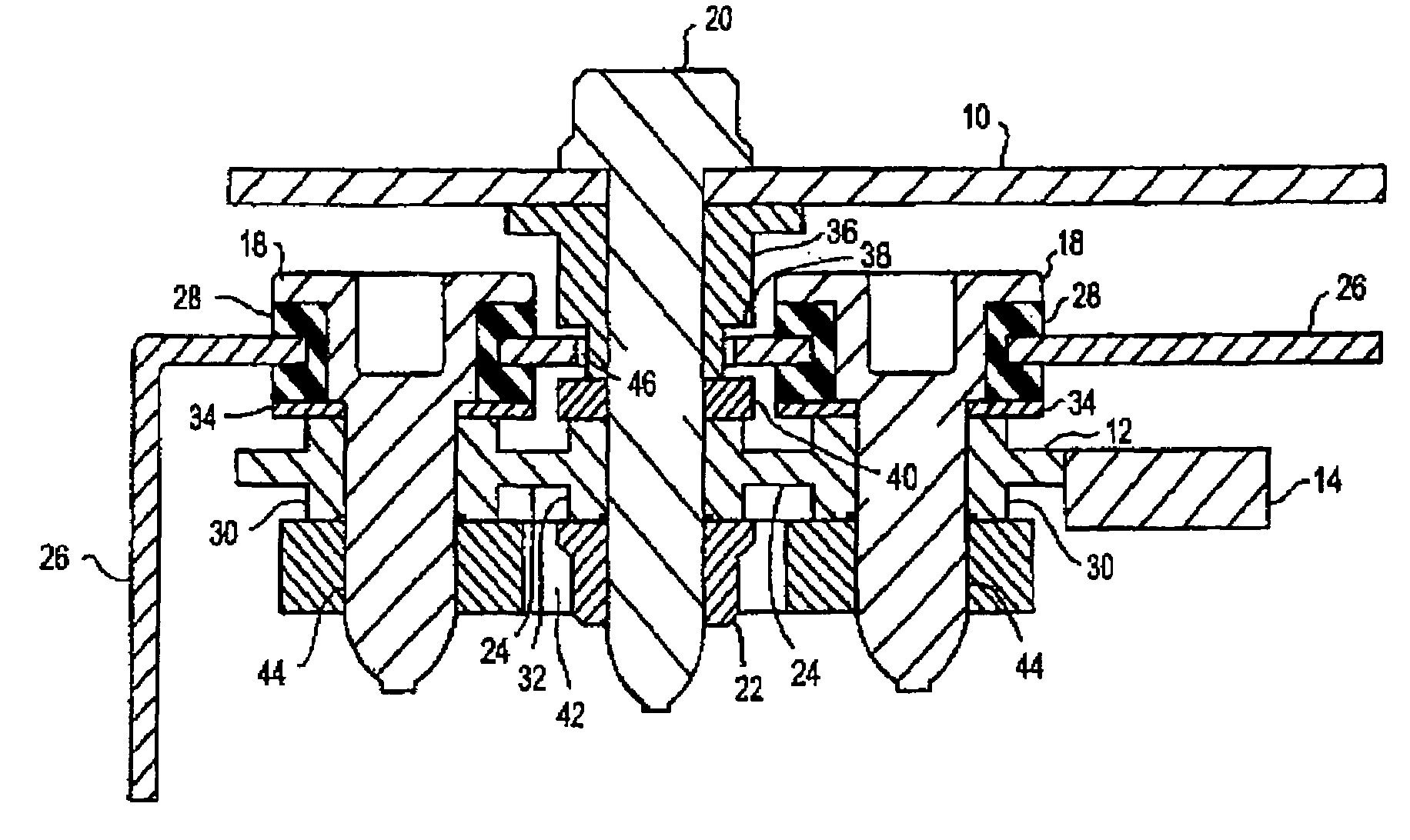 Load limiter for strain gauge occupant classification sensor