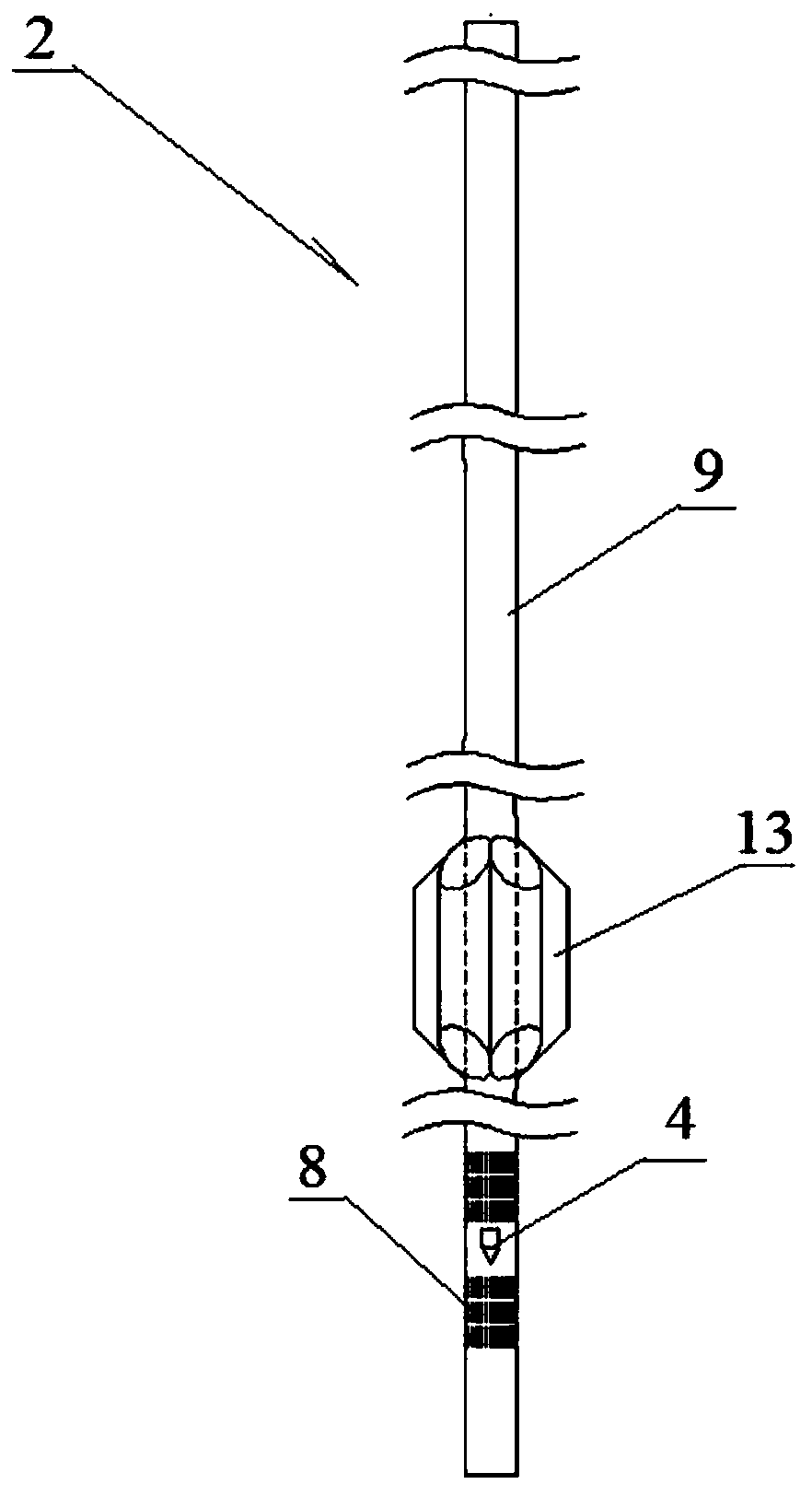 Shallow groundwater small-diameter cluster monitoring well and well completion method thereof