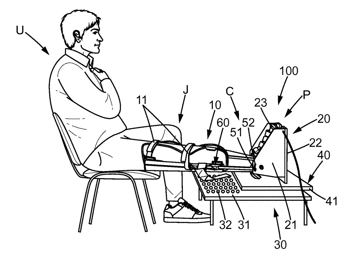 Ankle ergometer