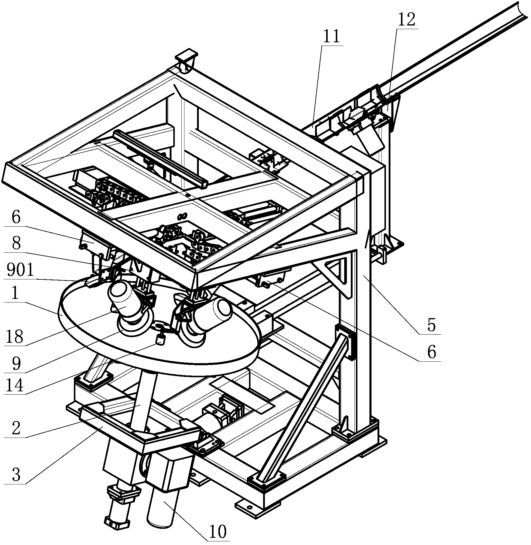 Feeding detouring structure of paper corner protector automatic bending device