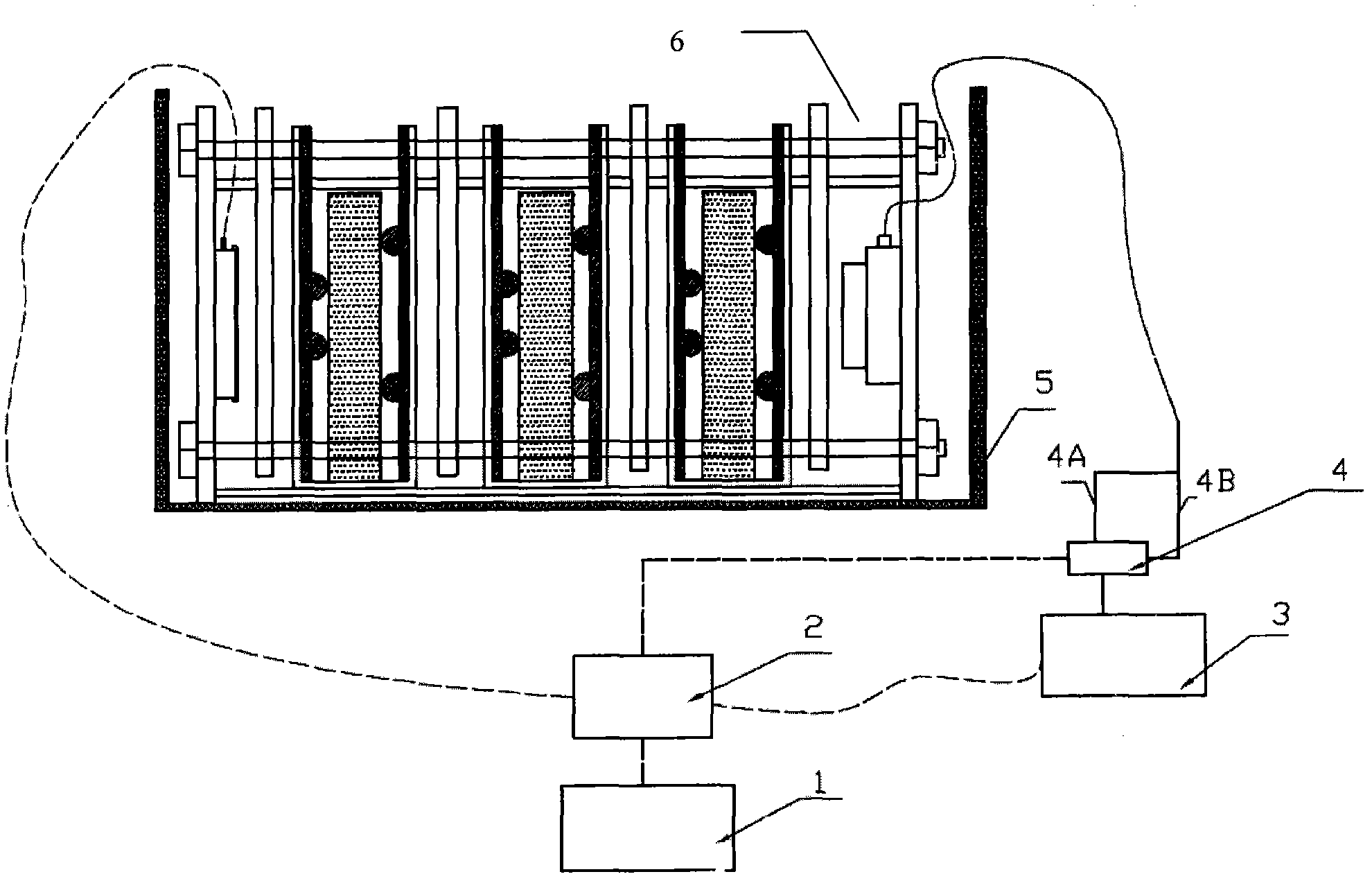 Fatigue loading device for reinforced concrete duration test