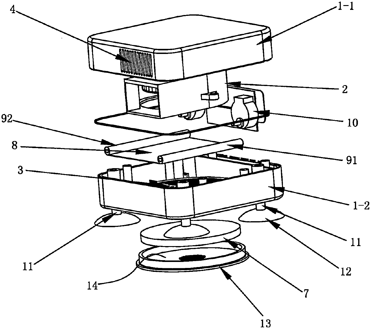 Vehicle-mounted air exchanger