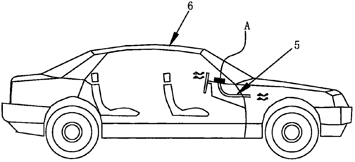 Vehicle-mounted air exchanger