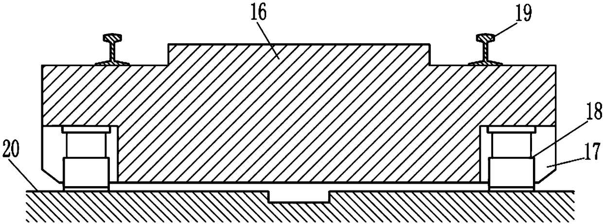 Floating slab ballast bed with weak correlation between frequency and load