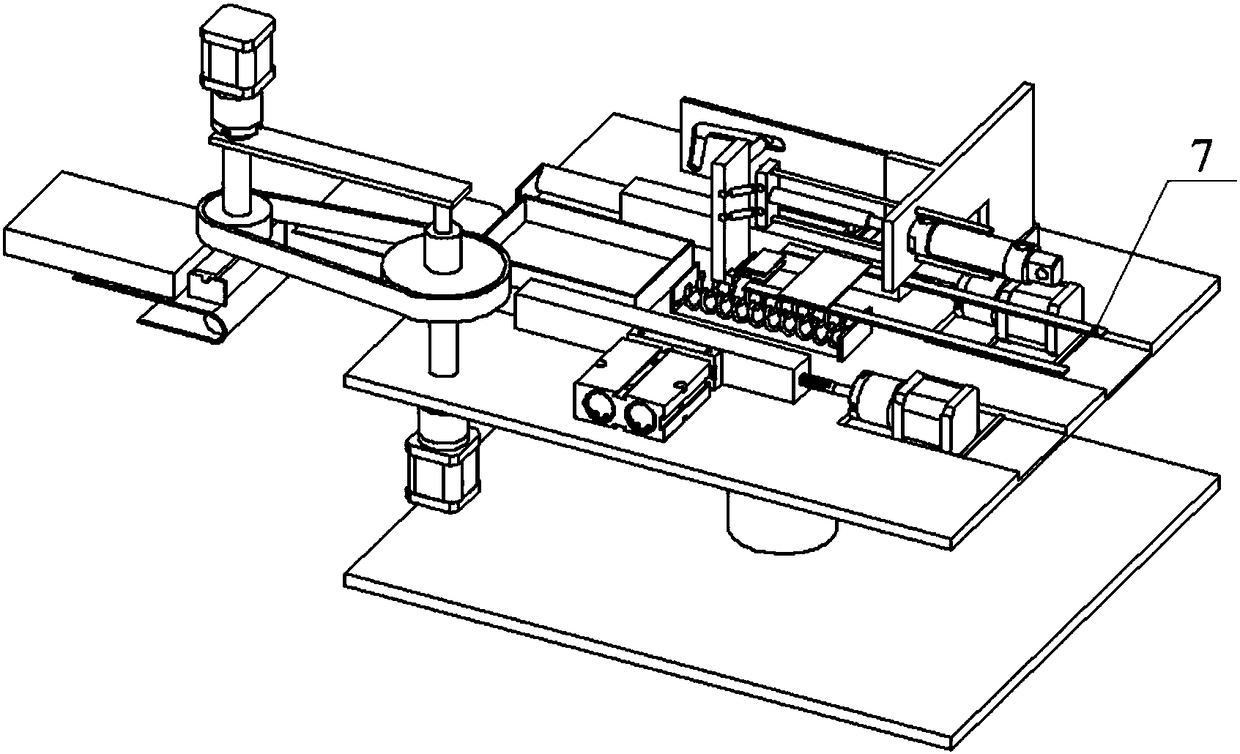 Medical glass slide assembling device