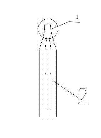 Method for eliminating longitudinal stripes on surface of cast rolling stock for ultra-thin aluminium foil